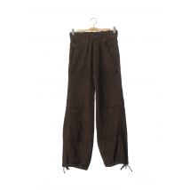 LOIS - Pantalon flare marron en coton pour femme - Taille W30 - Modz