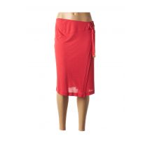 VERSACE - Jupe mi-longue rouge en viscose pour femme - Taille 46 - Modz