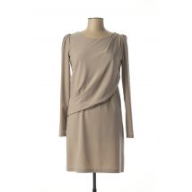 PATRIZIA PEPE - Robe courte beige en polyester pour femme - Taille 38 - Modz