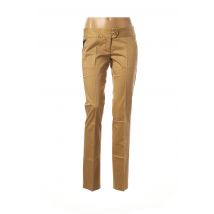 SISLEY - Pantalon slim beige en coton pour femme - Taille 38 - Modz