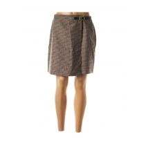 PETITE MENDIGOTE - Jupe courte beige en laine vierge pour femme - Taille 40 - Modz