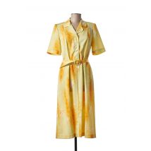 FRANCOISE DE FRANCE - Robe mi-longue jaune en polyester pour femme - Taille 42 - Modz