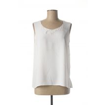 FRANCOISE F - Top blanc en polyester pour femme - Taille 38 - Modz