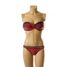 YSABEL MORA - Maillot de bain 2 pièces rouge en polyamide pour femme - Taille 100C XL - Modz