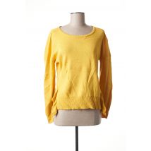 I.CODE (By IKKS) - Pull jaune en viscose pour femme - Taille 36 - Modz