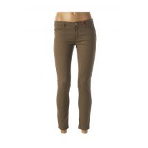 I.CODE (By IKKS) - Pantalon 7/8 vert en coton pour femme - Taille W26 - Modz