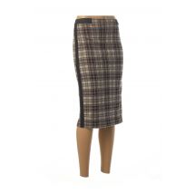NINATI - Jupe mi-longue marron en polyester pour femme - Taille 36 - Modz
