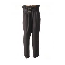 DIXIE - Pantalon droit gris en polyester pour femme - Taille 40 - Modz