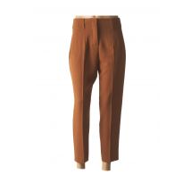 LA FEE MARABOUTEE - Pantalon 7/8 marron en polyester pour femme - Taille 40 - Modz