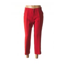 CHRISTINE LAURE - Pantalon 7/8 rouge en viscose pour femme - Taille 40 - Modz