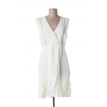 SUNCOO - Robe mi-longue blanc en lyocell pour femme - Taille 34 - Modz