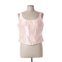 PAULE VASSEUR - Top rose en soie pour femme - Taille 44 - Modz