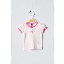 PETIT BATEAU - T-shirt rose en coton pour fille - Taille 6 M - Modz