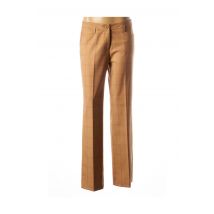 COMMA - Pantalon droit beige en polyester pour femme - Taille 42 - Modz