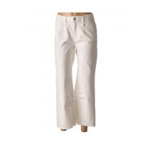 OUI - Pantalon 7/8 blanc en coton pour femme - Taille 36 - Modz