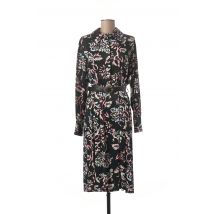 B.YU - Robe mi-longue noir en viscose pour femme - Taille 36 - Modz