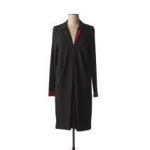 MALOKA - Robe mi-longue noir en viscose pour femme - Taille 40 - Modz