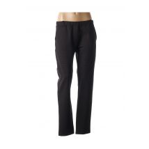 THALASSA - Pantalon droit noir en viscose pour femme - Taille 40 - Modz