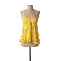 SUPERDRY - Top jaune en viscose pour femme - Taille 40 - Modz