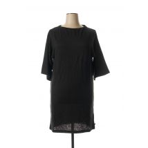 OTTOD'AME - Robe mi-longue noir en lin pour femme - Taille 42 - Modz