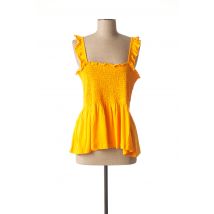 BLEND SHE - Top orange en coton pour femme - Taille 40 - Modz