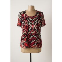 TELMAIL - T-shirt rouge en polyester pour femme - Taille 42 - Modz