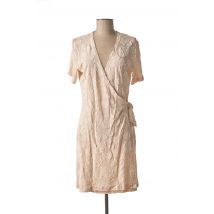 PAIN DE SUCRE - Robe mi-longue beige en viscose pour femme - Taille 36 - Modz