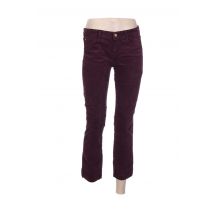 ACQUAVERDE - Pantalon 7/8 violet en coton pour femme - Taille W30 - Modz