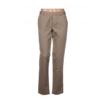 LEON & HARPER - Pantalon droit vert en coton pour femme - Taille 42 - Modz