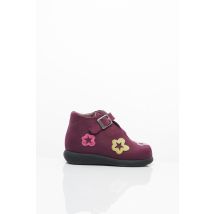 BELLAMY - Bottillons violet en cuir pour enfant - Taille 21 - Modz