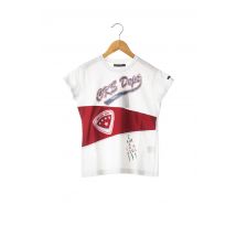 CKS - T-shirt blanc en coton pour garçon - Taille 14 A - Modz