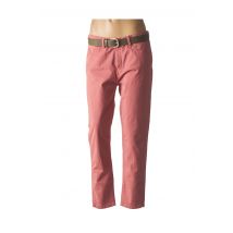 DENIM STUDIO - Pantalon droit rose en coton pour femme - Taille W33 - Modz