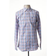 RIVER WOODS - Chemise manches longues bleu en coton pour homme - Taille S - Modz