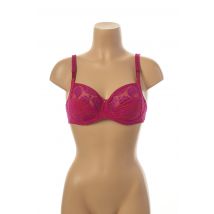 LOUISA BRACQ - Soutien-gorge rouge en polyamide pour femme - Taille 90B - Modz