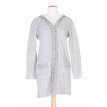 LO! LES FILLES - Veste casual gris en coton pour femme - Taille 38 - Modz