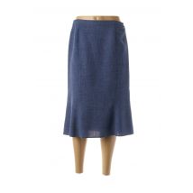FRANCE RIVOIRE - Jupe mi-longue bleu en polyester pour femme - Taille 40 - Modz
