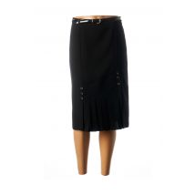 IMPULSION - Jupe mi-longue noir en polyester pour femme - Taille 38 - Modz