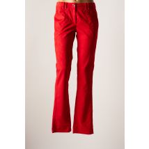 NATHALIE CHAIZE - Pantalon droit rouge en polyester pour femme - Taille 42 - Modz