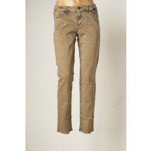MARC CAIN - Pantalon droit gris en coton pour femme - Taille 40 - Modz