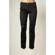 MARC CAIN - Pantalon droit noir en acetate pour femme - Taille 36 - Modz