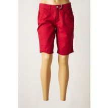STREET ONE - Bermuda rouge en coton pour femme - Taille 36 - Modz