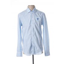 CAMBERABERO - Chemise manches longues bleu en coton pour homme - Taille M - Modz