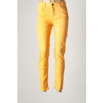 YESTA - Jeans coupe slim orange en coton pour femme - Taille 40 - Modz