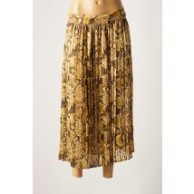 GRACE & MILA - Jupe longue jaune en polyester pour femme - Taille 40 - Modz
