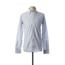 BELLEROSE - Chemise manches longues bleu en coton pour homme - Taille S - Modz