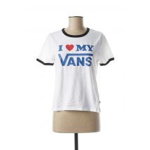 VANS - T-shirt blanc en coton pour femme - Taille 40 - Modz