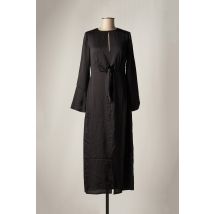 DAY OFF - Robe longue noir en polyester pour femme - Taille 38 - Modz