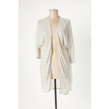 ICHI - Gilet manches courtes gris en polyester pour femme - Taille 36 - Modz