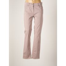 ANNA MONTANA - Pantalon slim rose en coton pour femme - Taille 44 - Modz