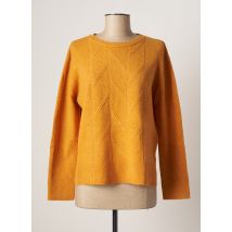 BELLA JONES - Pull jaune en merinos pour femme - Taille 36 - Modz